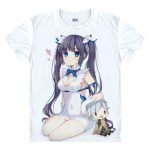 Coolprint Anime Shirt Danmachi Familia Myth T-shirts Multi-style Short Sleeve Loli Boob Goddess Hestia Cosplay Motivs Shirts - 4