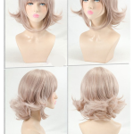Danganronpa Dangan Ronpa Cosplay Chiaki Nanami Short Heat Resistant Synthetic Hair Wigs Wig Cap