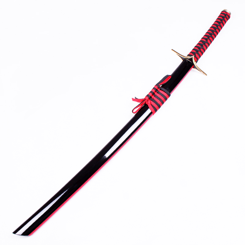 Bleach Fantasy Anime Samurai Katana Real Sword Cosplay Christmas Decorative Stage Performance - 5