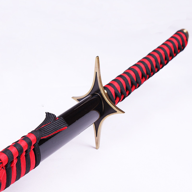 Bleach Fantasy Anime Samurai Katana Real Sword Cosplay Christmas Decorative Stage Performance - 4