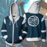 Cosplay Avatar The Last Airbender Costume Sweatshirts European And 3d Printing Zipper Jacket Hooded Sweater Coat Tops Adult