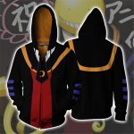 Anime Assassination Classroom Korosensei Cosplay Costume Zipper Hoodie Men And Women Sports Sweater