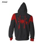 Spider-man Into The Spider-verse Venom Deadpool Captain Marvel Cosplay Costume Coat Jacket Sweater Hoodie Adult Men Women - 6