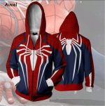 Spider-man Into The Spider-verse Venom Deadpool Captain Marvel Cosplay Costume Coat Jacket Sweater Hoodie Adult Men Women - 4