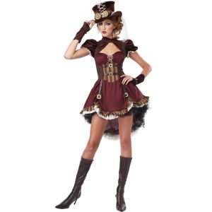 High Adult Caribbean Pirate Costume Women Retro Fantasy Stage Performance Cosplay Costumes