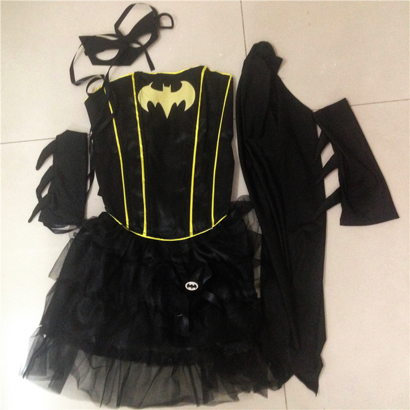 Black Leather Batgirl Cosplay Costume Sexy Halloween Adult Zentai Batman Arkham Knight Superhero Jumpsuit For Women - 31