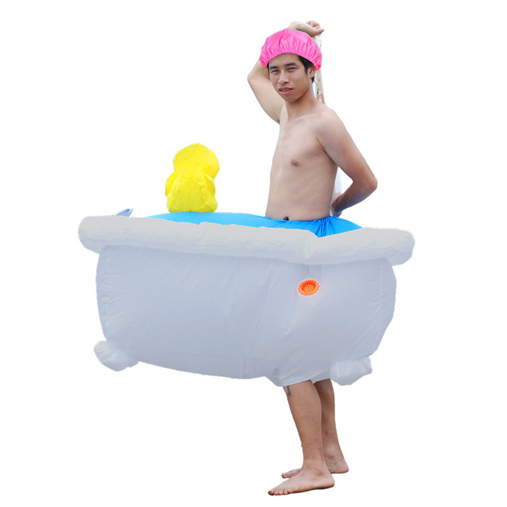 Disfraces Adultos Christmas Carnival Costume Inflatable Bathtub ...