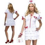 Naughty Nurse Costume Flirty Amp Doctor Fancy Party Dress Sexy Uniform Outfits Role Play Carnival Halloween Cosplay - 2