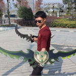 World Warcraft Frostmourne Illidan Ainosinus War Blade Edged All Metal Sword Cosplay