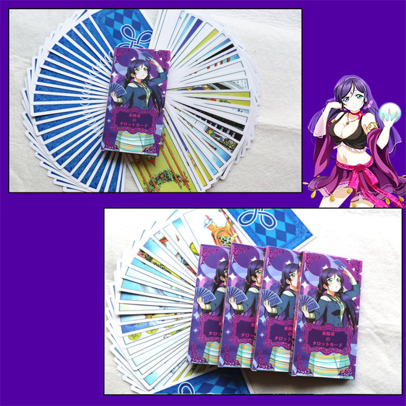 Takerlama Love Live Nozomi Tojo Cosplay Tarot Cards Game Set 78pcs Major And Minor Arcana Key Cards - 7