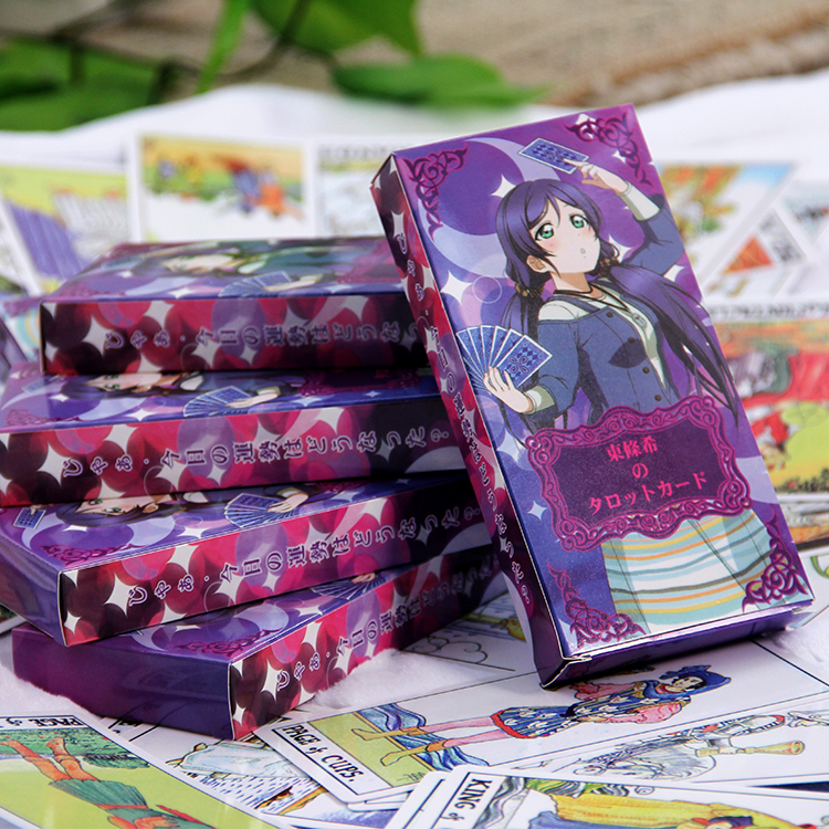 Love Live Nozomi Tojo Anime Tarot Card Set Major Arcana Minor Key Japanese Cosplay Tool 78pcs - 4