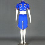 Cosplay Costume Inspired By Street Fighter Chun-li Blue Cheongsam - 6