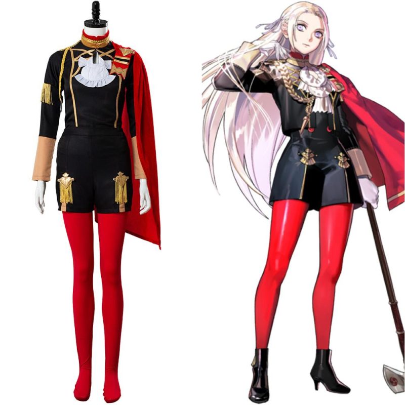 Fire Emblem Cosplay Three Houses Edelgard Von Hresvelgr Unisex Costume Full Set Custom Made Halloween Carnival Women Girl