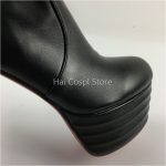 Chinese Size Nier Automata Boot Cosplay Shoe Women High Anime Role Play 2b Heels Halloween Girls - 3