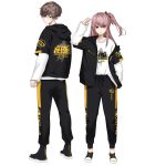 Game Girls Frontline Ump45 Cosplay Costume Hooded Short Sleeve Coat Trousers Men Women T-shirt Pants Top Set - 5