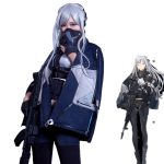 Game Girls Frontline Cosplay Costumes Ak-12 Uniform Coat Jackets Outfit Battle Suit Set Synthetic Wigs Hair Women Girl Clothing