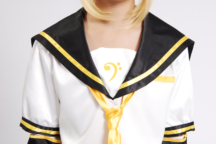 Deluxe Vocaloid Kagamine Rin Len Cosplay Costume Womens Anime Uniform Outfit For Cosplay Events - 8