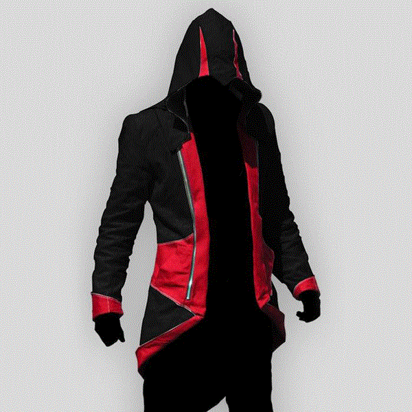 Assassins Creed Adult Cosplay Costume Hooded Jacket Outwear For Men Women Edward Theme Halloween Outfit - 16