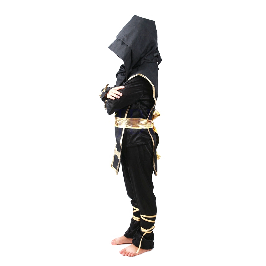 Kids Ninja Warrior Costume Unisex Stealth Assassin Cosplay Outfit For Party Purim Ninjago Theme - 9