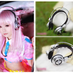 Sonicomi Super Sonico Headphone Cosplay Prop Anime Halloween Party