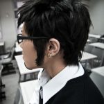 One Piece Trafalgar D Water Law Short Black Styled Heat Resistant Hair Cosplay Costume Wig Track Cap