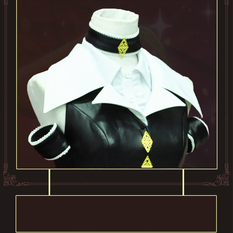 Anime Shugo Chara Tsukiyomi Utau Dark Jewel Uniform Cosplay Costume Lovely Stage Performance Outfit Women - 2