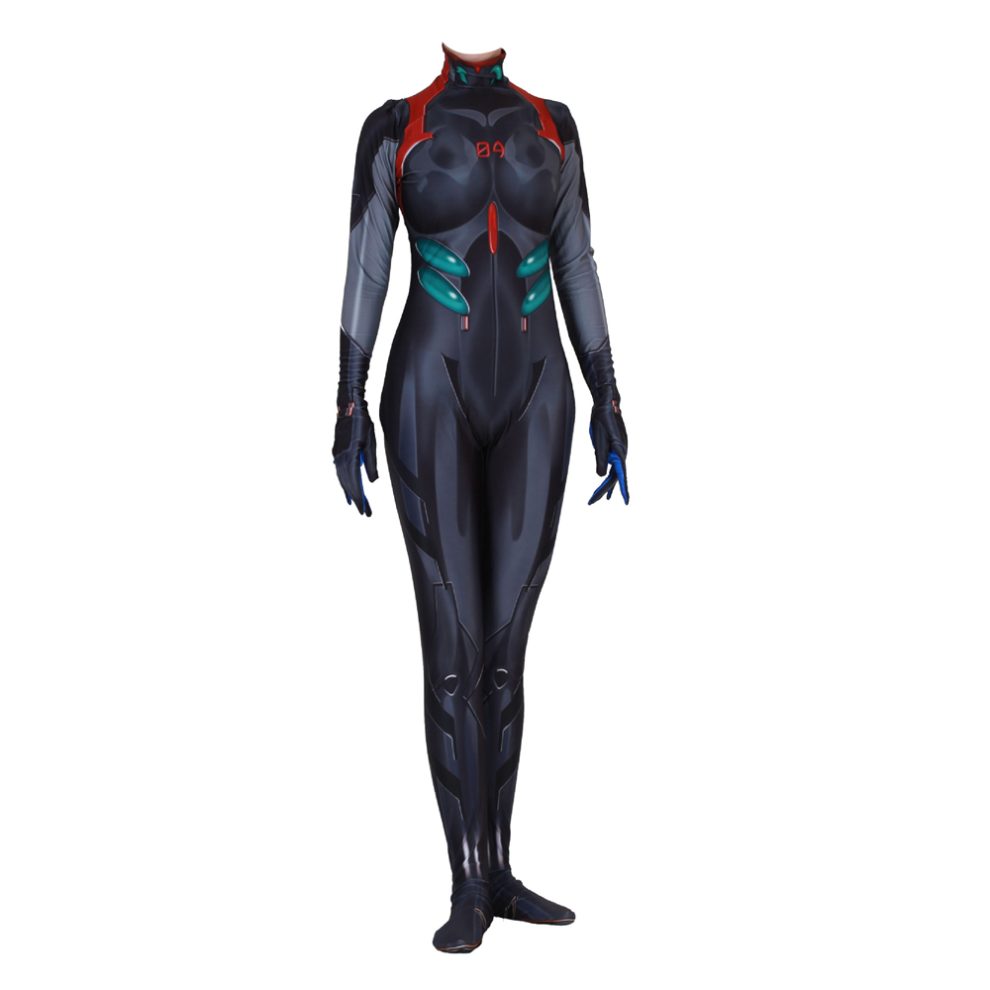 Anime Eva Neon Genesis Evangelion Plugsuit Cosplay Costume Ayanami Rei Zentai Bodysuit Suit