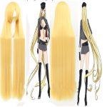 Anime 150cm Noragami Bishamon Long Golden Synthetic Hair Cosplay Wig Halloween Costume Party Wigs Cap
