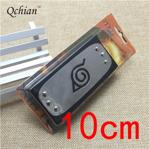 Naruto Cosplay Forehead Protector Stage Performance Stainless Steel Metal Cotton Fabric - 3