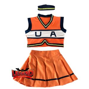 My Hero Academia Cheerleaders Froppy Suyu Asui Momo Yaoyorozu Gril Cheering Team Cosplay Costume Halloween - 2