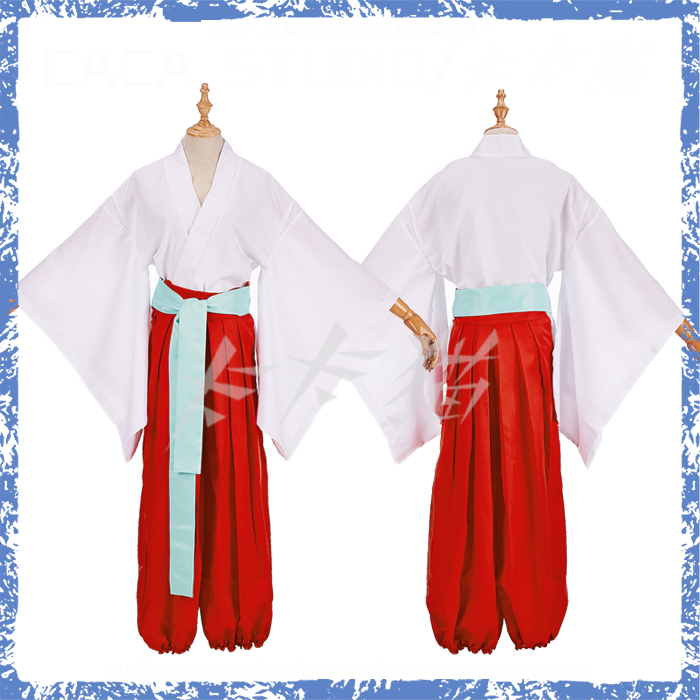 Anime Kamisama Kiss Nanami White Purple Gorgeous Kimono Uniform Cosplay Costume Stage Performance Party Dress - 3