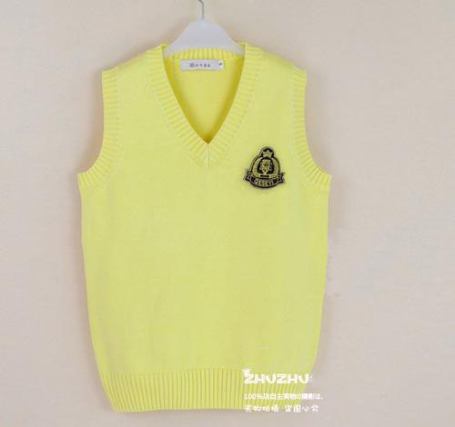 Japanese High School Uniform Cosplay Vest Kon Sleeveless Vneck Sweater For Cosplay Girls - 16