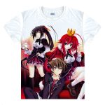 Coolprint Anime Shirt High School Dxd Born T-shirts Multi-style Short Sleeve Xenovia Quarta Akeno Himejima Cosplay Motivs Shirts - 6