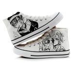 Unisex Anime Toilet-bound Hanako-kun Casual Canvas Shoes Hand-painted Yugi Amane Nene Yashiro Flat Duck Sneakers - 4