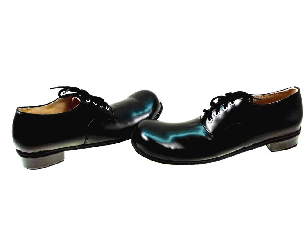 33cm Black Joker Shoes For Men Clown Halloween Cosplay Accessories Club Party Stage Performance - 3