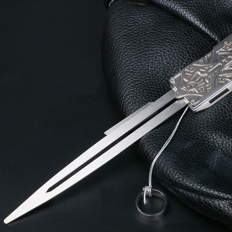 Type Stainless Steel Shaped Blade Invisible Sword Sleeve Movable Doll Edward Can Be - 4