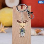 Anime Beastars Legosi Cosplay Accessories Spring Keychain Cute Jick Louis Pendant Acrylic Keyring Juno Key Chain Gifts - 6