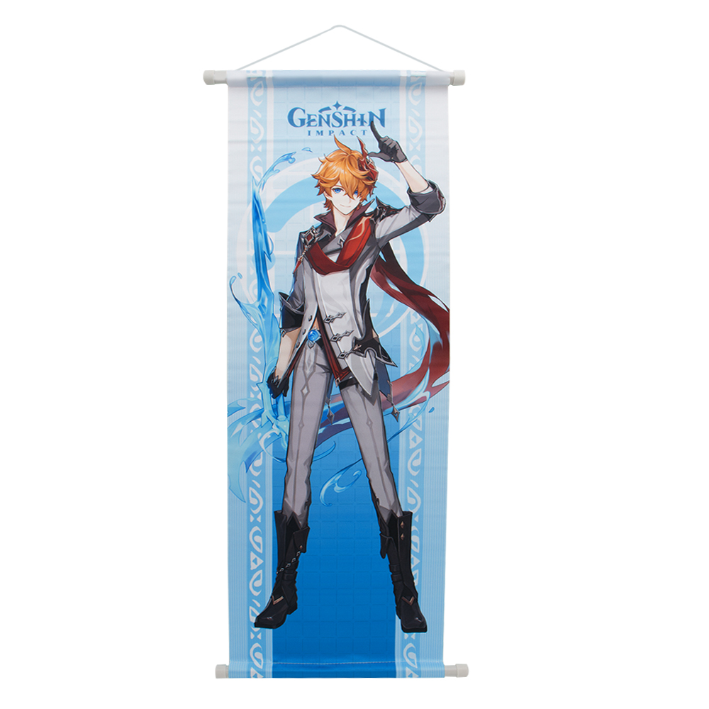 Anime Genshin Impact Hanging Cosplay Eula Tartaglia Ganyu Hutao Keqing Mona Room Decor - 4