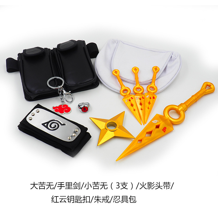 Anime Ninja Cosplay 10pcs8pcs Set Durable Plastic Kunai Shuriken Props Halloween Toy Collection Themed Party Bags - 6