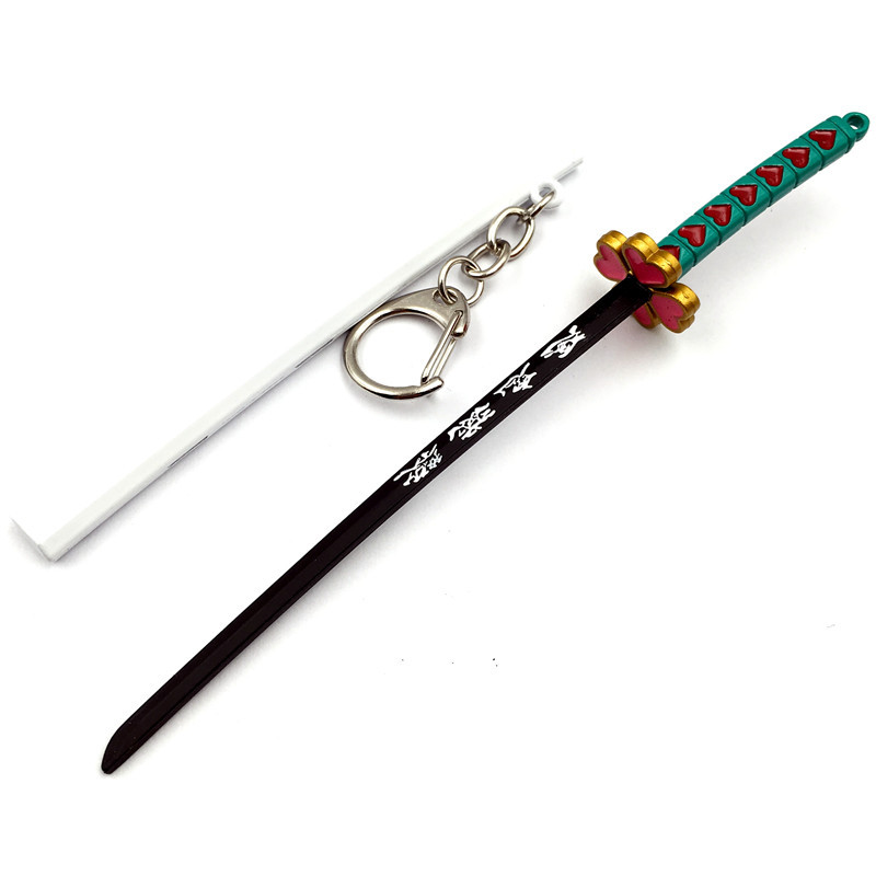 Demon Slayer Anime Keychain Kimetsu No Yaiba Cosplay Accessory 15cm Japanese Collectible Model Gifts - 4