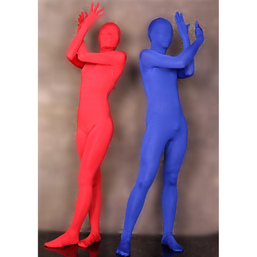 Plus Size High Elastic Long Sleeve Bodysuit Stage Theatre Performance Cosplay Costume Full Coat One Piece Tights Zentai Overalls - 6