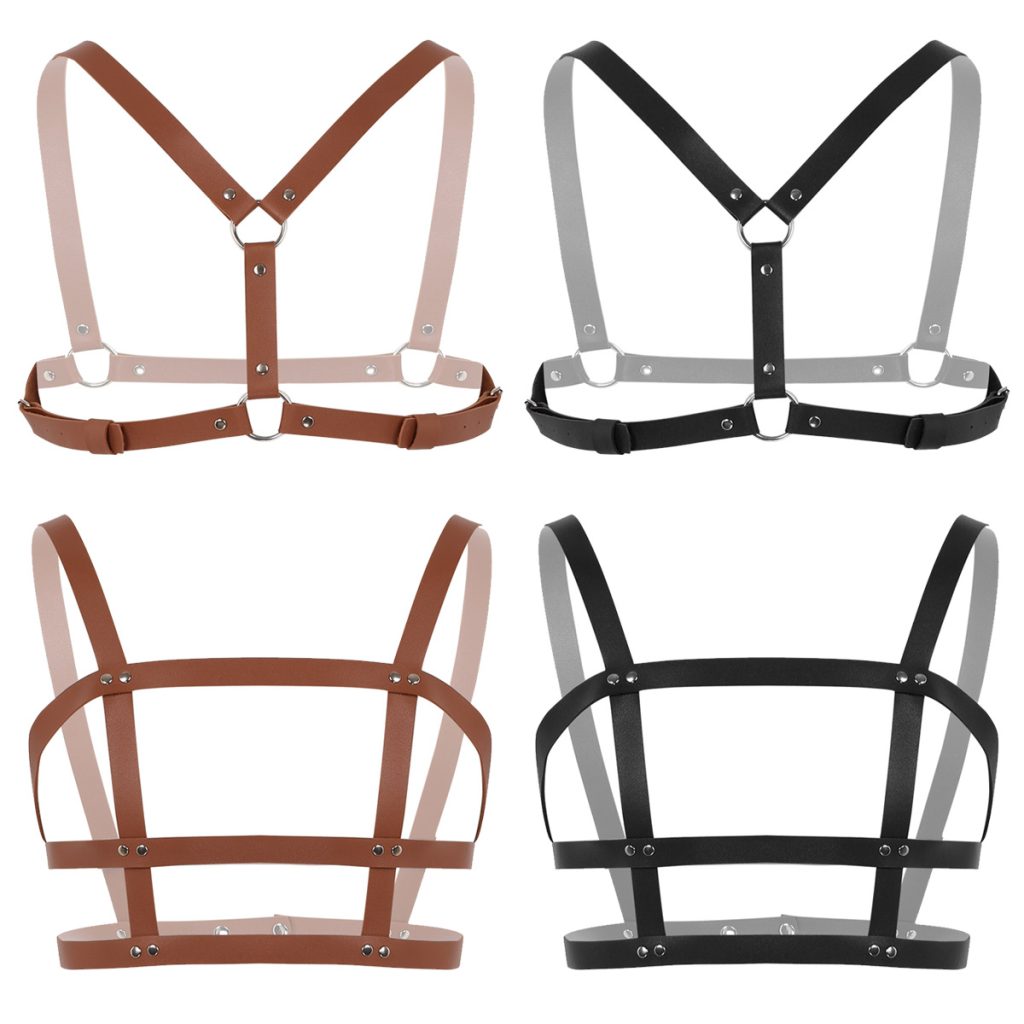 Punk Gothic Schulterpanzer - PU Leder Armstulpen Cosplay Zubehör