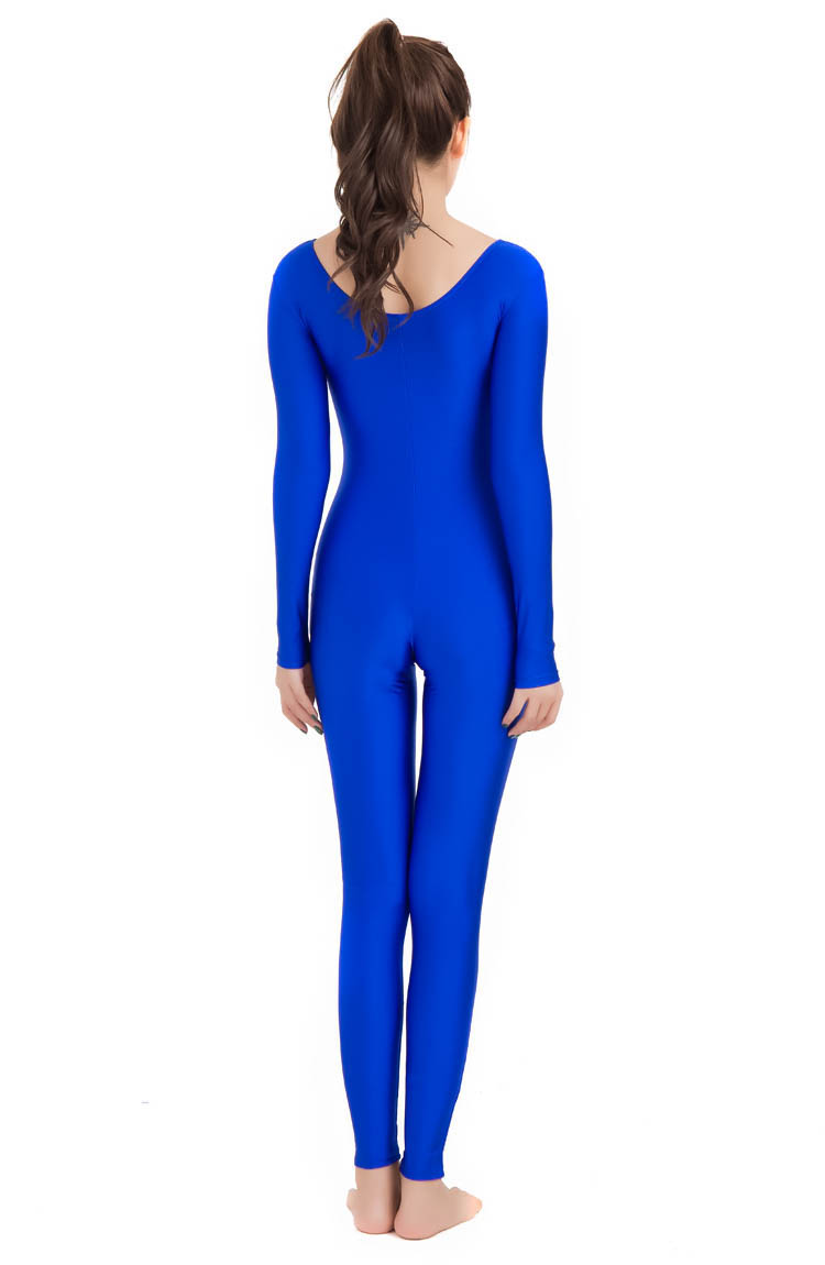Speerise Womens Yoga Jumpsuit Long Sleeve Scoop Neck Onepiece Fitness Bodysuit In Nylon Spandex Material For Adults - 7