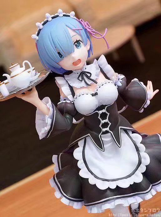 Re Zero Rem Figure Xmas Holiday Gift Anime Collection World Life Adventure Toy T30 - 1