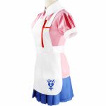 Anime Danganronpa Mikan Tsumiki Cosplay Costume Halloween Party Ultimate Nurse Pink Cafe Maid Uniform Outfit For Women - 3