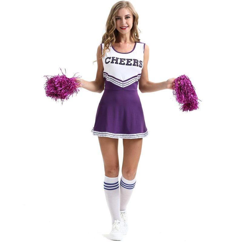 Cheerleader Costume Schoolgirl Lingerie Dirndl School Girl Sexy Costumes Women Cosplay Halloween Disfraz Mujer Sexi Xs-xxl Size - 1