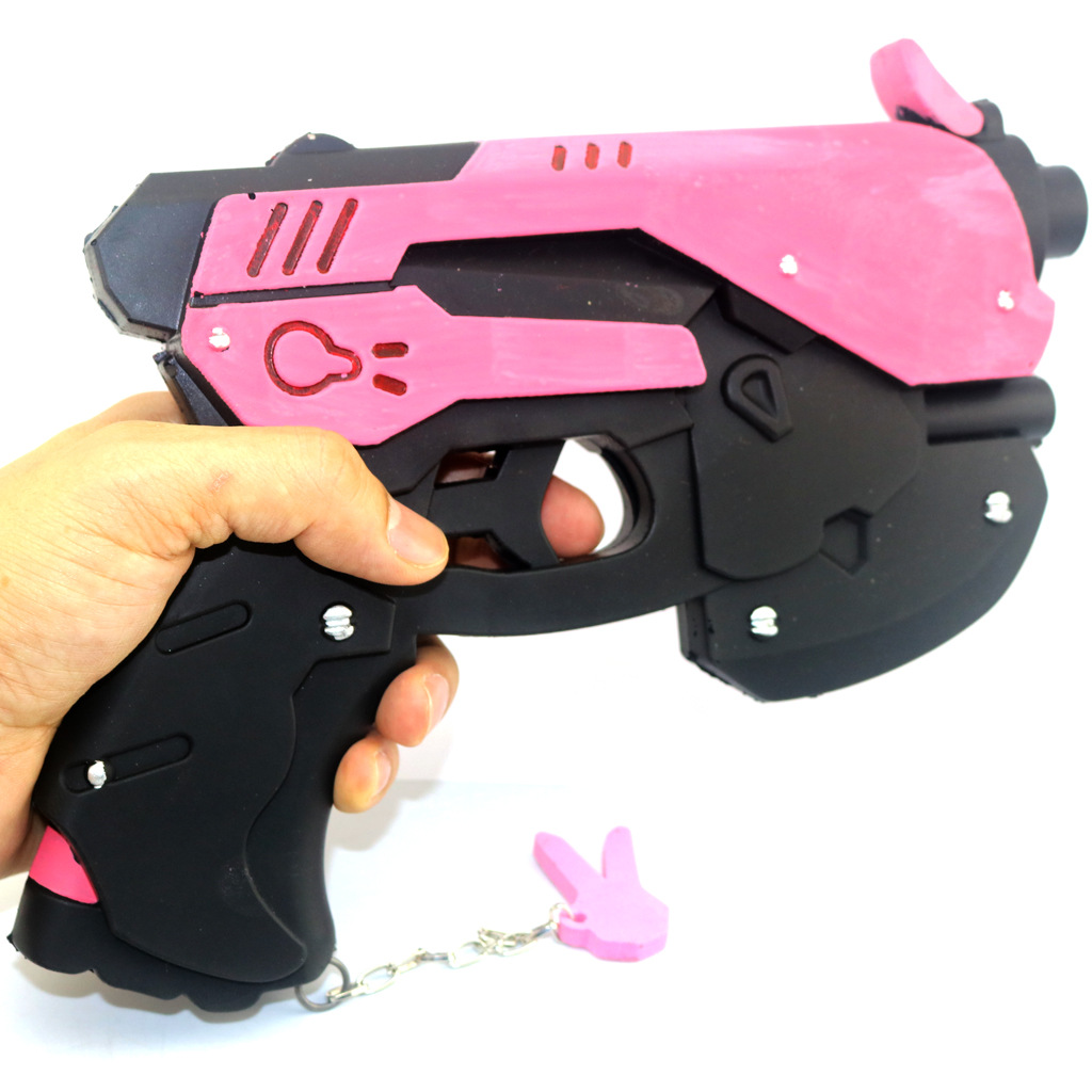 Overwatch Dva Hana Song Cosplay Pistol Prop Gameinspired Halloween Party Toy Accessory - 10