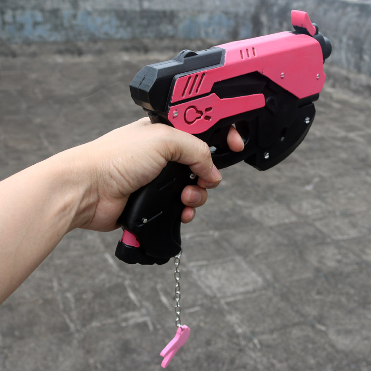 Overwatch Dva Hana Song Cosplay Pistol Prop Gameinspired Halloween Party Toy Accessory - 6