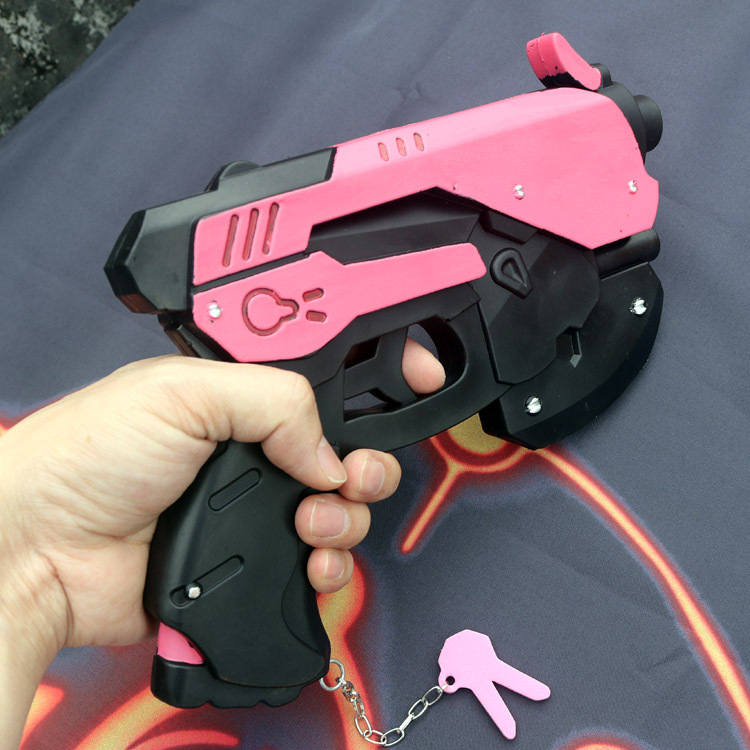 Overwatch Dva Hana Song Cosplay Pistol Prop Gameinspired Halloween Party Toy Accessory - 3