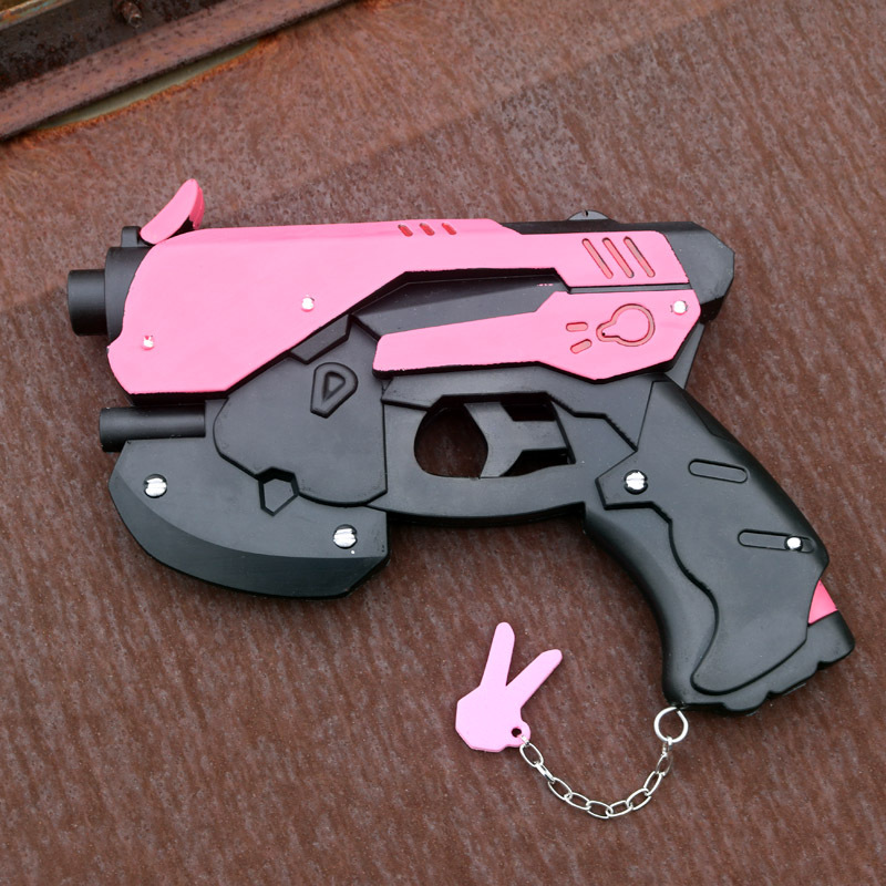 Overwatch Dva Hana Song Cosplay Pistol Prop Gameinspired Halloween Party Toy Accessory - 2